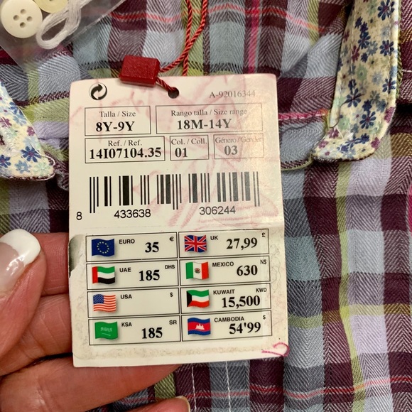 Neck & Neck Girls Button Down Shirt - Picture 3 of 11